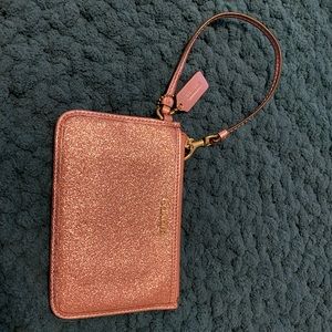 Coach Sparkle Wristlet